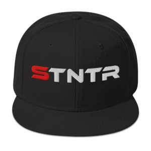 STNTR Embroidered Snapback Hat